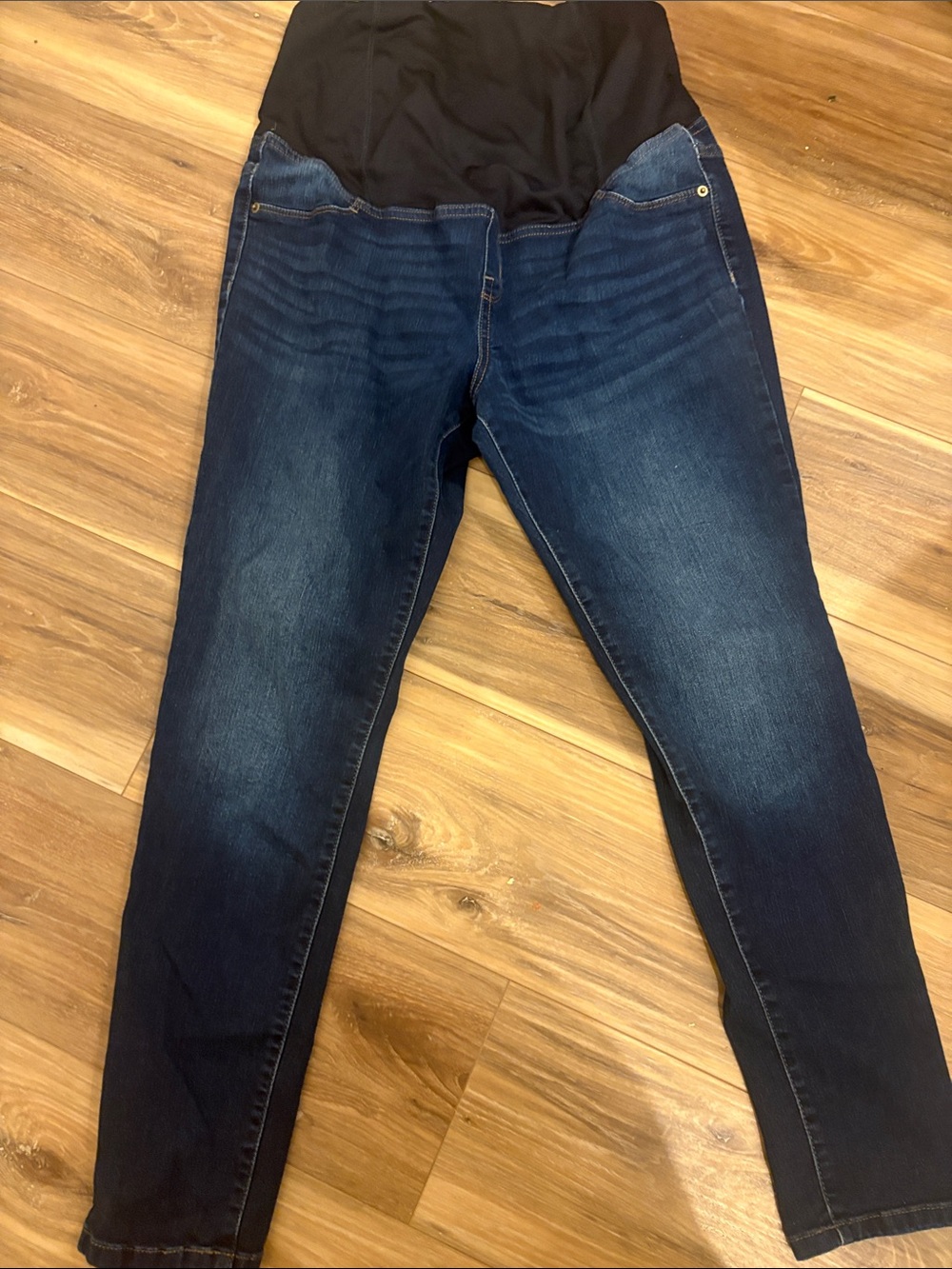 Maternity Dark Blue Stretch Jeans